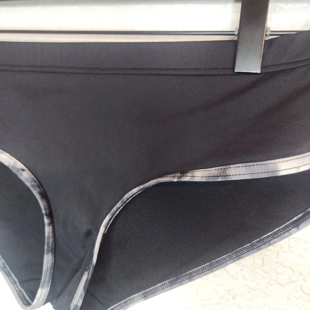 TYR Black Women's Swim Bottoms with Gray Trim